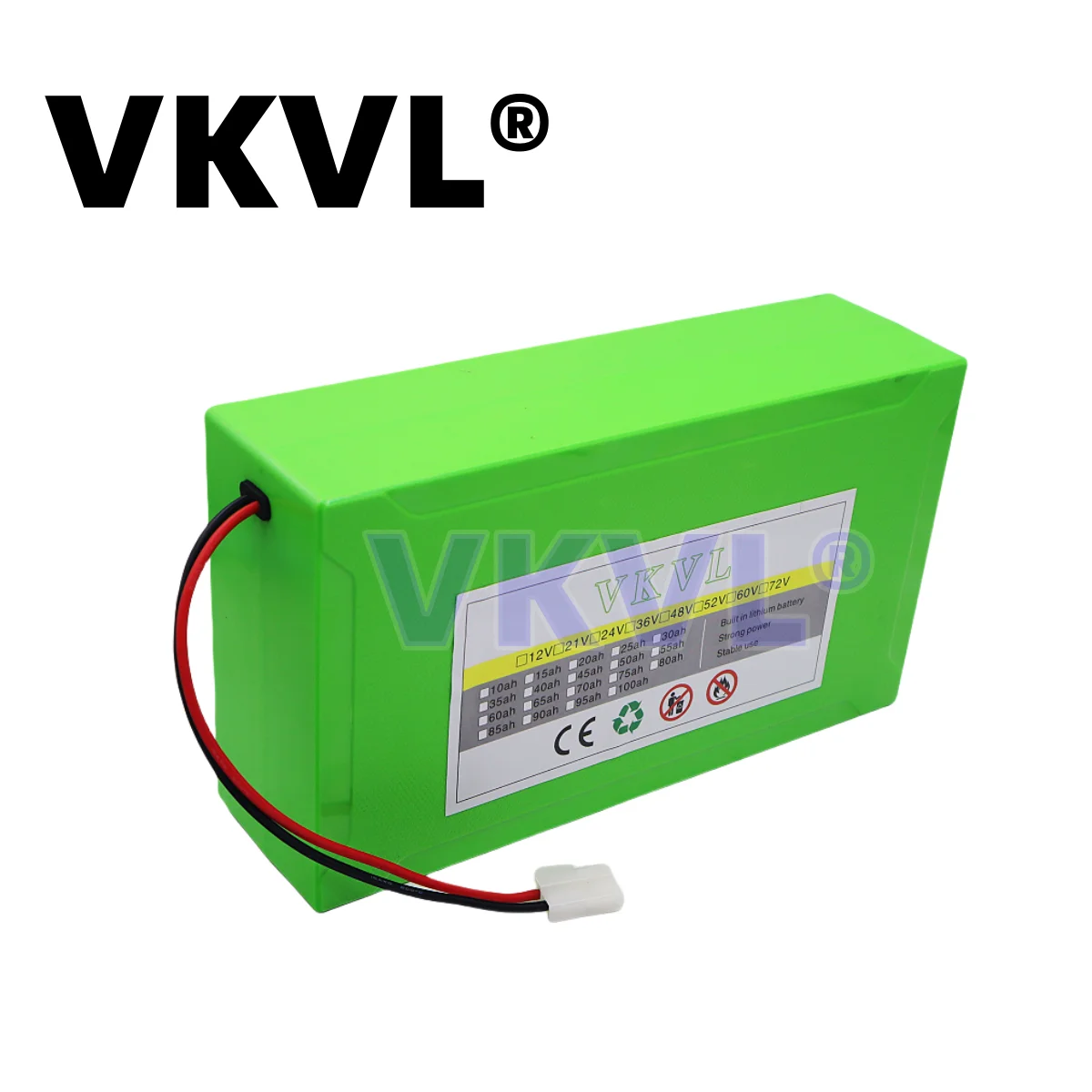 48V20Ah lithium battery for electric bicycles, made of waterproof and fireproof materials, suitable for 250w-1000W motors