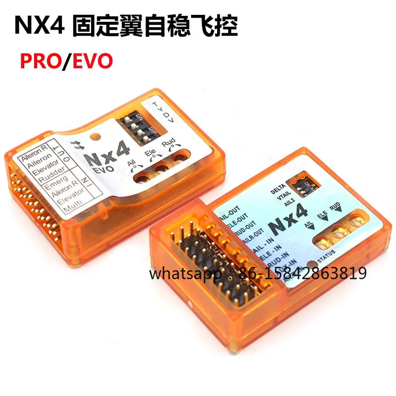 NX4 Flight Control Fixed Wing Stabilized Gyroscope PRO EVO Model Aircraft Automatic Balance One Key Rescue 3D Locking