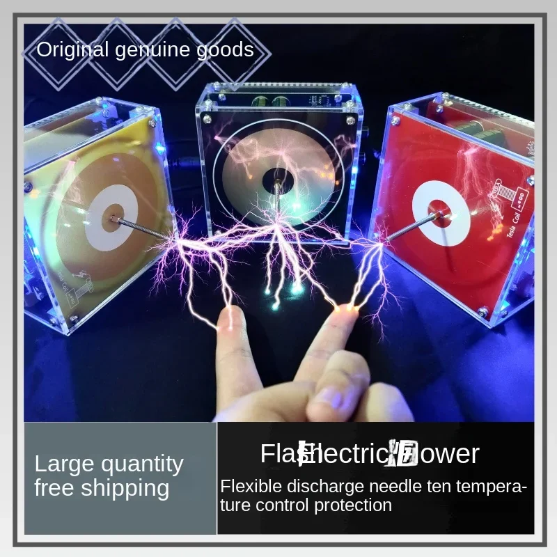 

Artificial lightning geomagnetic storm coil Bluetooth music Tesla coil PLUS version