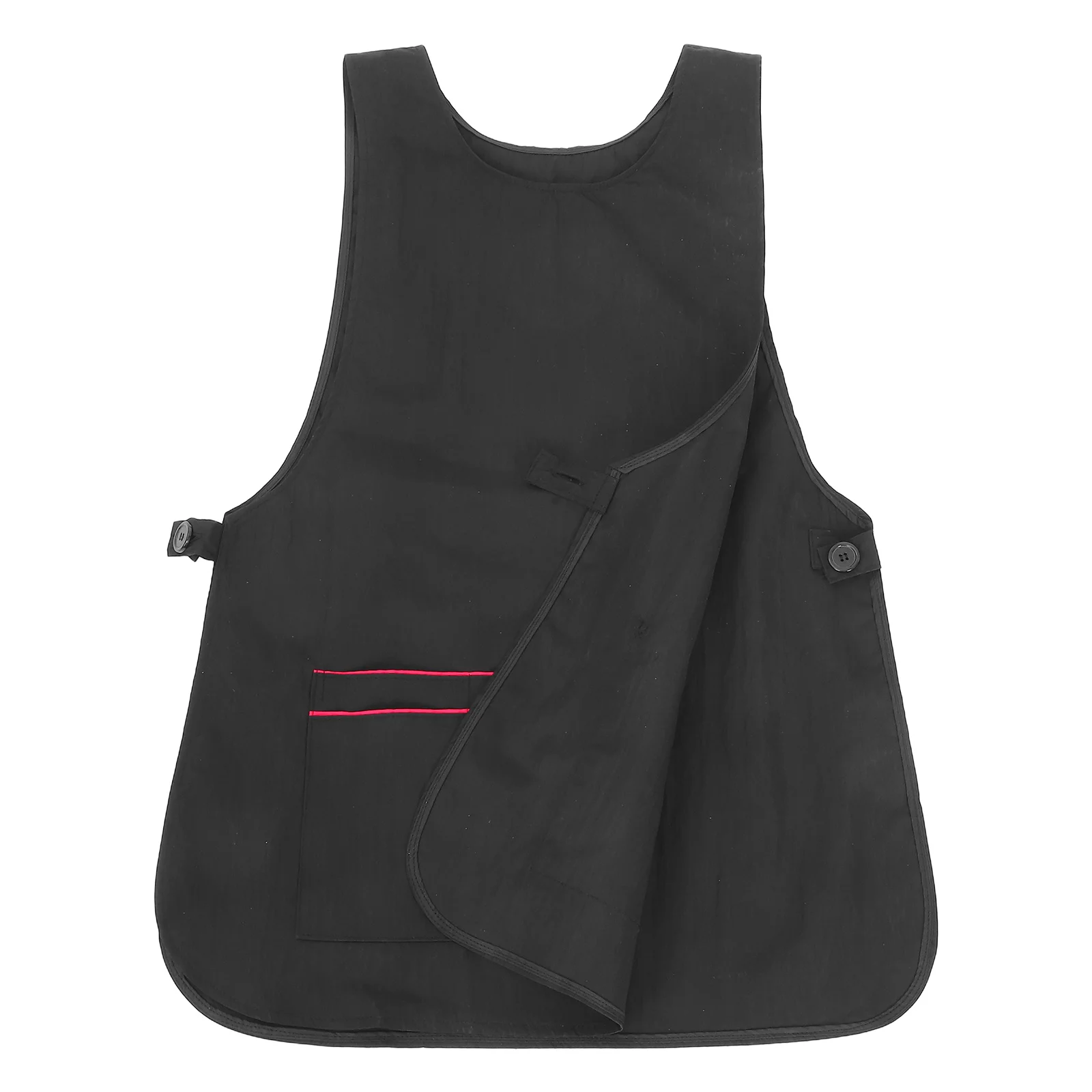 

Beauty Salon Apron Multi-Use Hairdressing Kitchen Sleeveless Work Apron Protective Pinafore For Cleaning Cooking Stylist Uniform