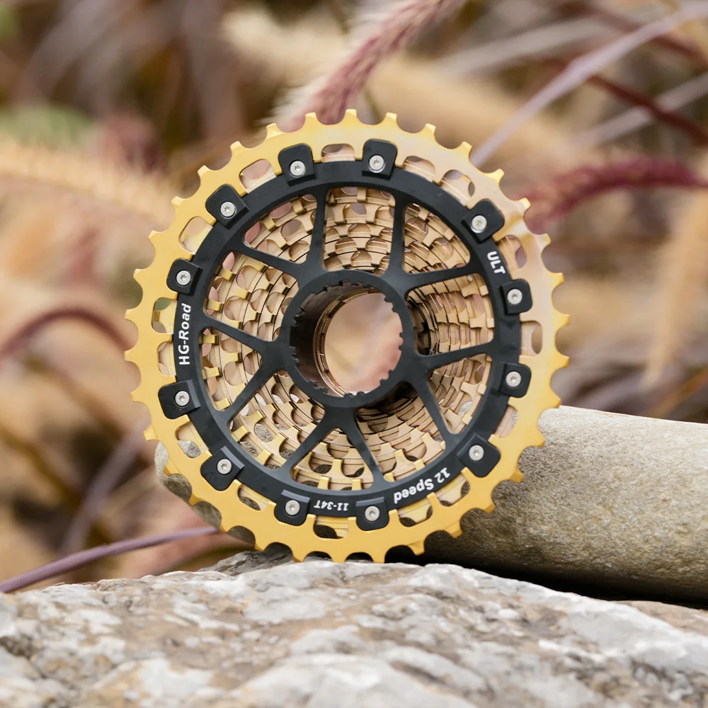 ONIRII CNC Road Cassette 12 Speed 11-32T 11S-34T Ultralight Hollow HG Bike Freewheel 12V Plated Gold Silver Rainbow Sprocket NEW