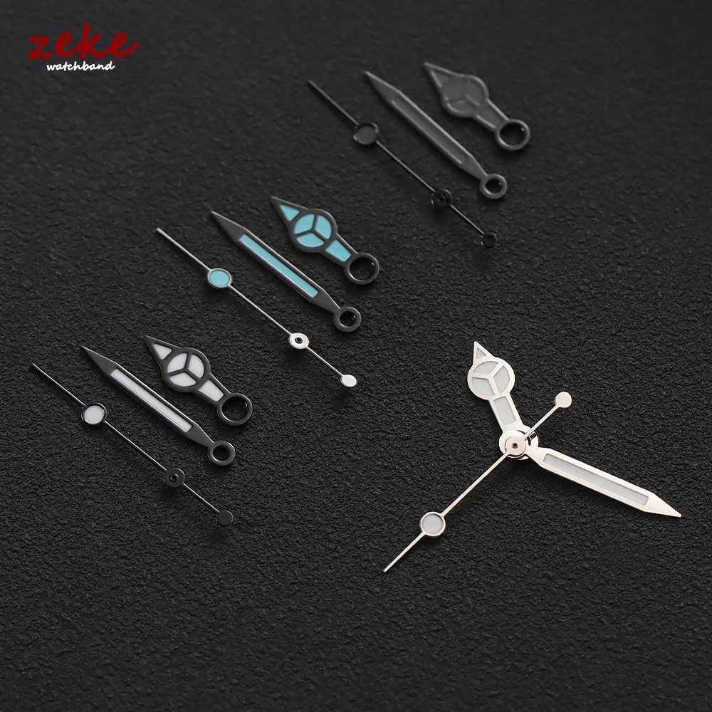 High Quality Watch Hands Green Luminous Hands Suitable for NH35 NH36 4R 7S ETA 2836 2824/8205 8215 Movements Watch Accessories view 3