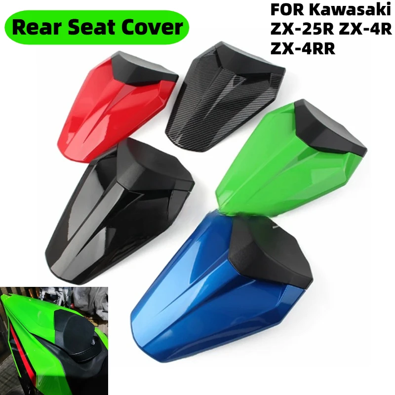 

For Kawasaki Ninja ZX-4R ZX-4RR ZX-25R ZX4R ZX4RR ZX25R Motorcycle Rear Passenger Pillion Seat Cover Fairing Cowl 2020-2024