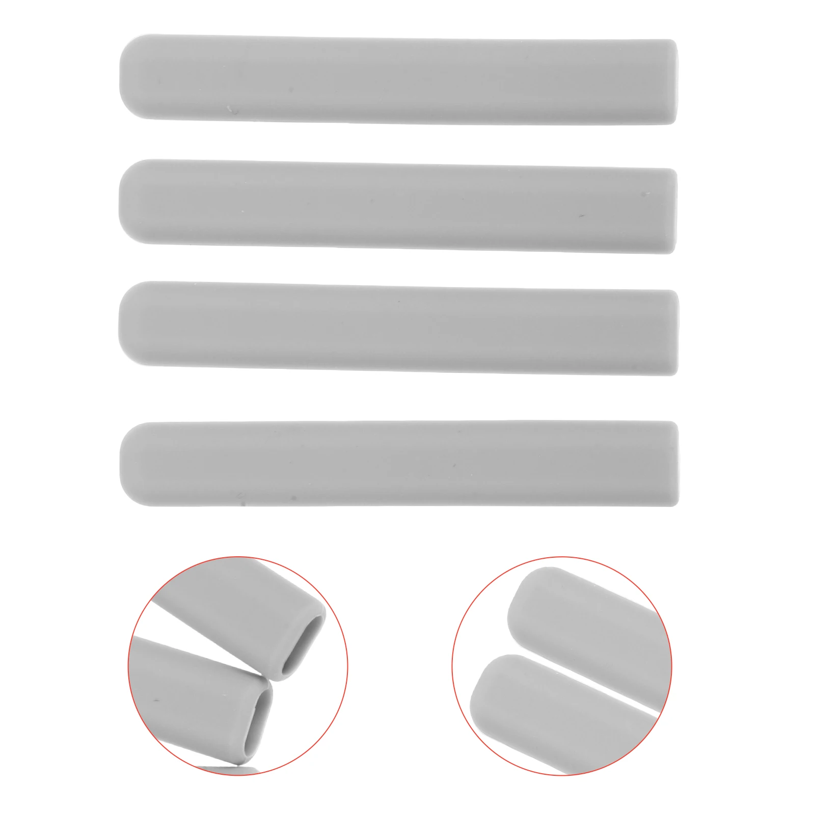 

2 Pairs Non-slip Earmuffs Legs Covers Glasses Grips Anti-skid Retainers Eyeglass Cushion Sunglasses Man