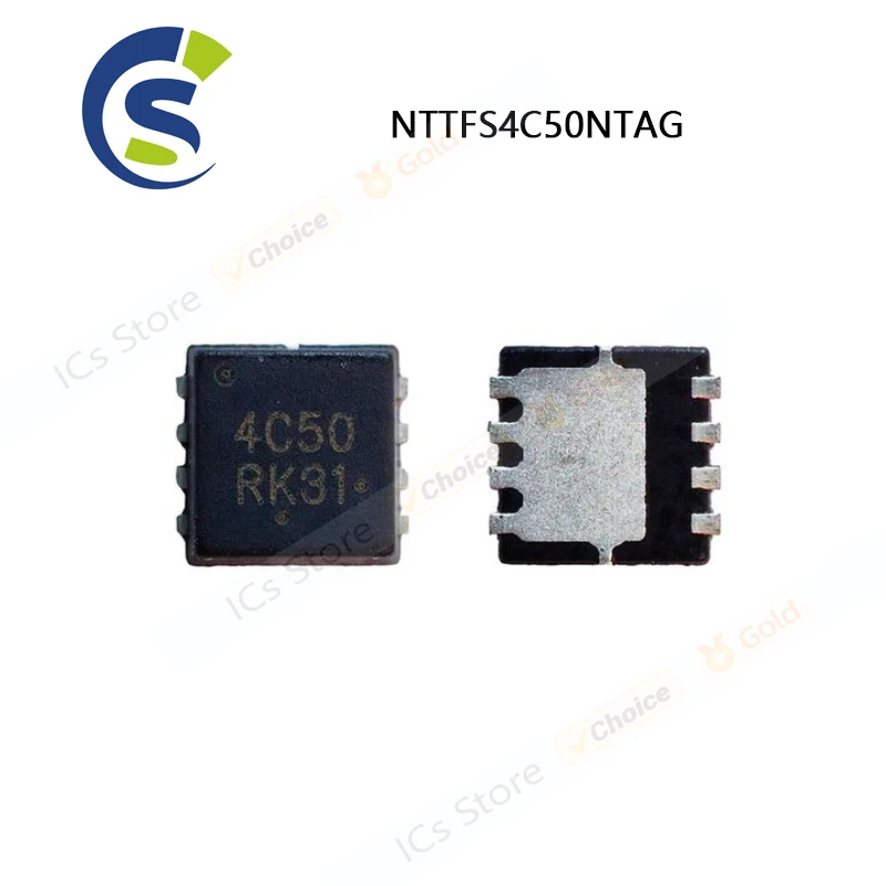 5-10PCS 100% New NTTFS4C50NTAG NTTFS4C50N 4C50N 4C50 QFN-8 Chipset