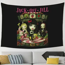 Jack Off Jill Tapestry Wall Hanging Gobelin Bohemian Wall Hanging Decor Kawaii Room