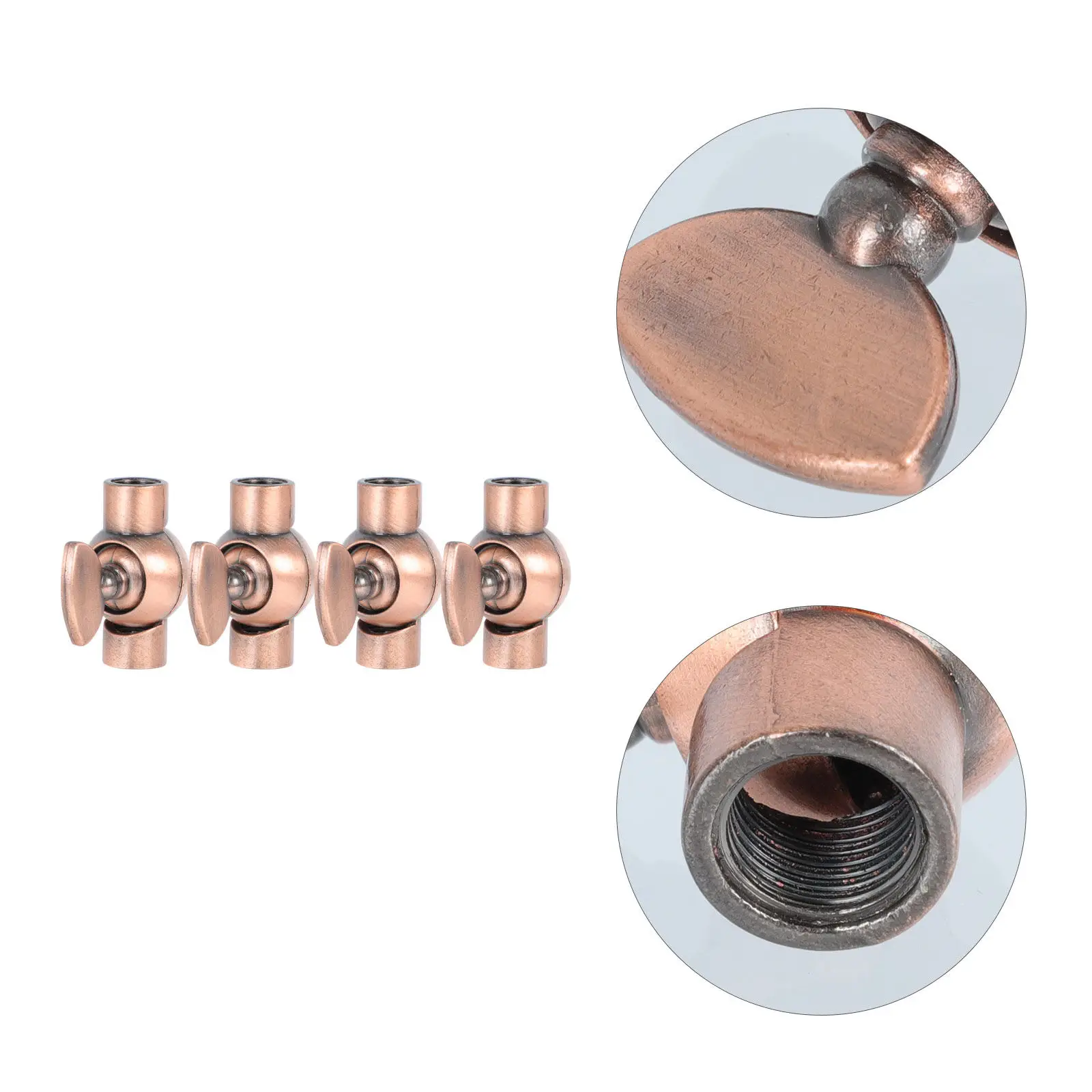 

Комплект из 4 универсальных двунаправленных соединителей для светильников, компактный, маленький, для ретро-настенных ламп, аксессуар для декоративного освещения своими руками