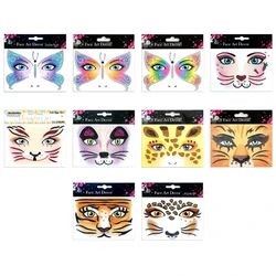 Blingbling Temporary Makeup Stickers Crystal Glittered Stickers Festival Holiday Costumes Blingbling Face Jewels Animal