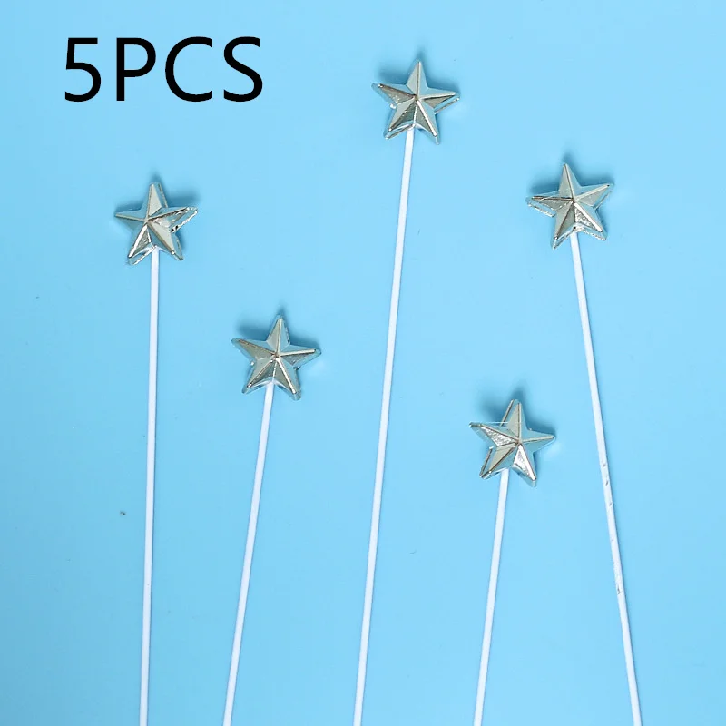 1 Set Farbige Buchstaben Happy Birthday Tortendekoration Gold Kleiner Stern DIY Party Geschenk Cupcake Topper für Babyparty Dessert Dekoration – Detail 9