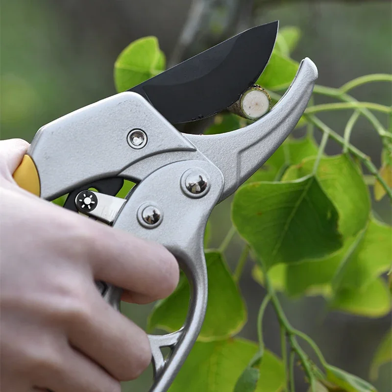 Alat pangkas taman Universal, gunting tanaman berkebun baja karbon tinggi dengan pisau pengganti, alat pemangkas Cabang