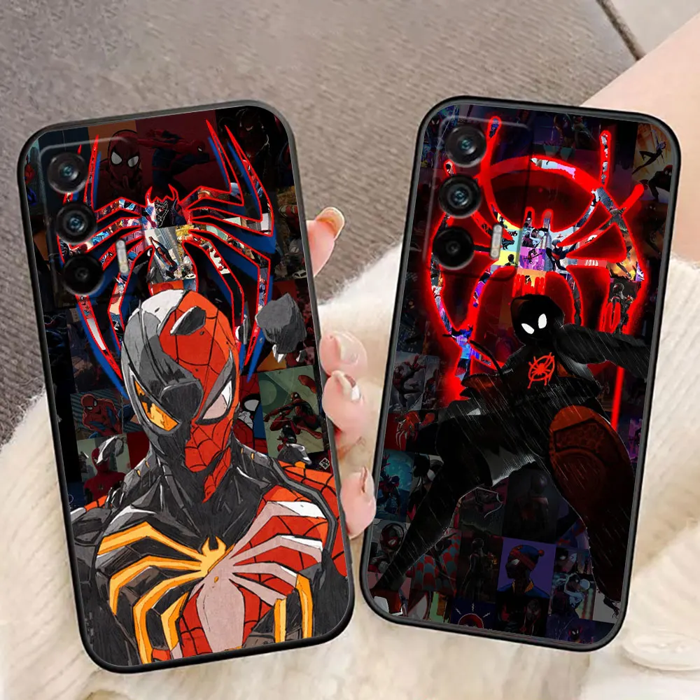 Marvel Spider Man Cartoon Comic Phone Case For Realme C11 C15 C20 C21 C21Y C30 C30S C33 C35 C53 C55 C63 C65 GT NEO 2 Case Funda