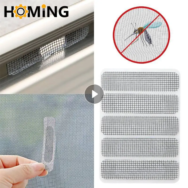 Window Screen Patch Fix Net Anti Mosquito Net Insect Stickers Mesh Exhaust Grill For Window Door Drainage Hole Ventilatie Cover