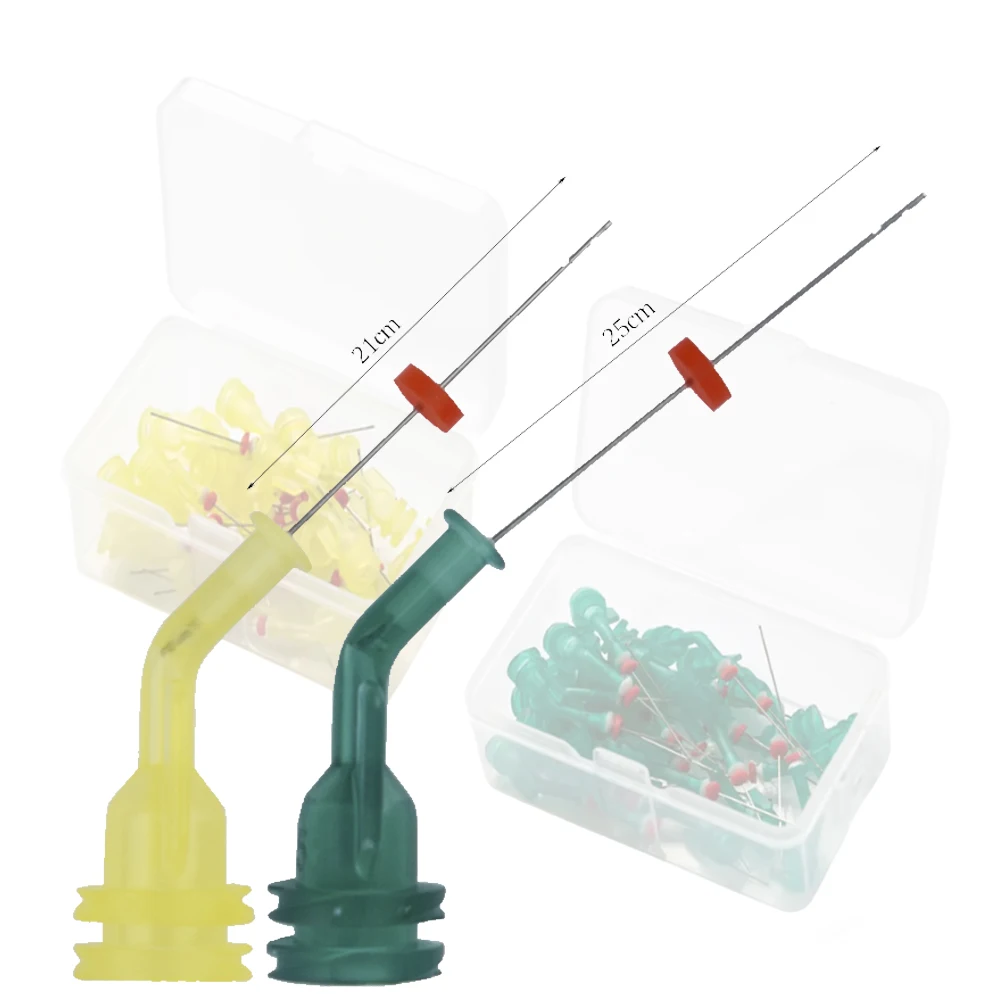 Curved Dental Irrigation Needle – Dual Side Holes for Root Canal Cleaning in Anterior & Molar Teeth