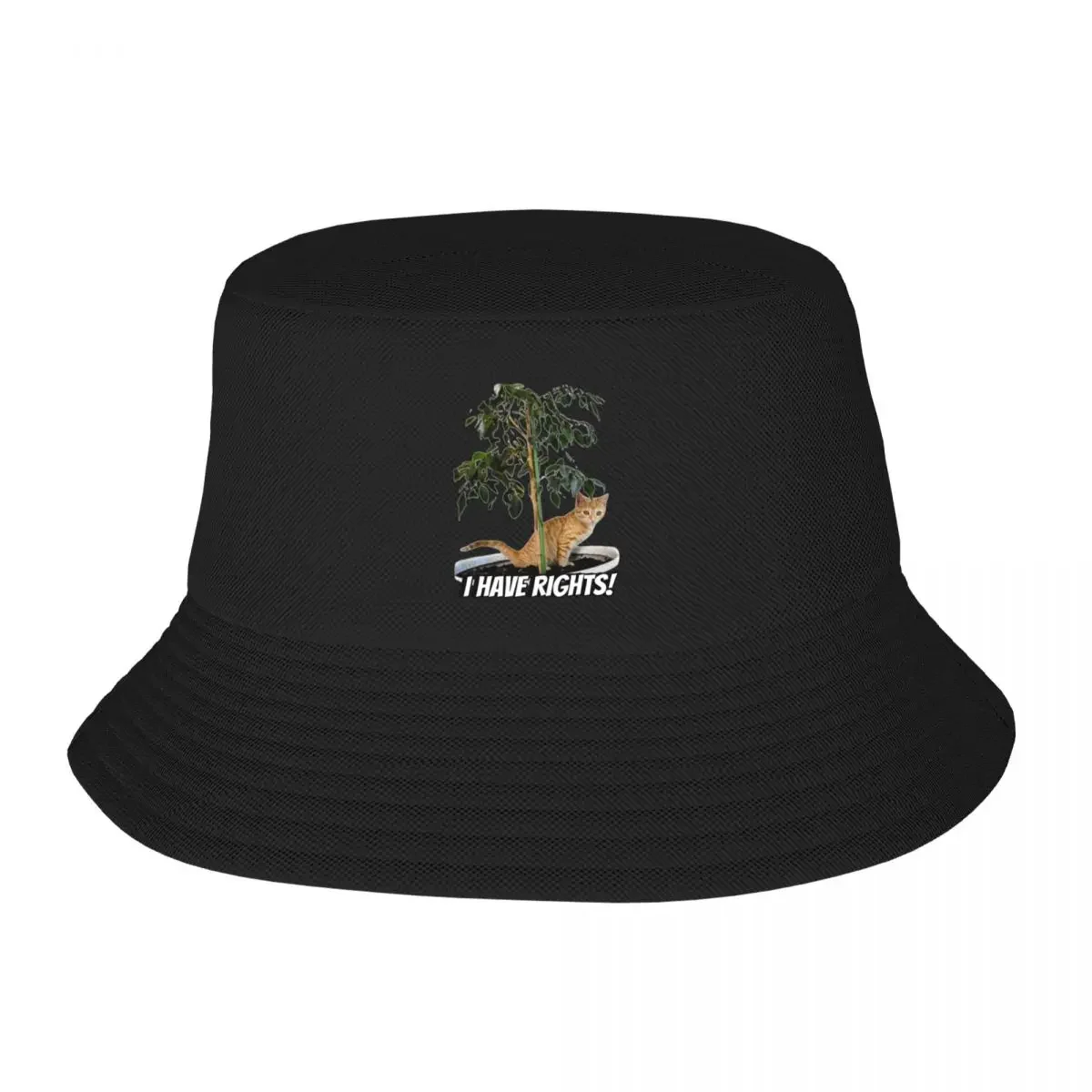 I have rights! Bucket Hat Uv Protection Solar Hat Rugby Hat Man Luxury western  Women Men's