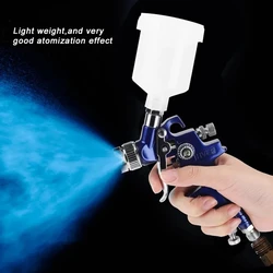 Professional Mini Pneumatic Spray Gun 0.8/1.0mm Nozzle 125ml - for Car Painting and Repair