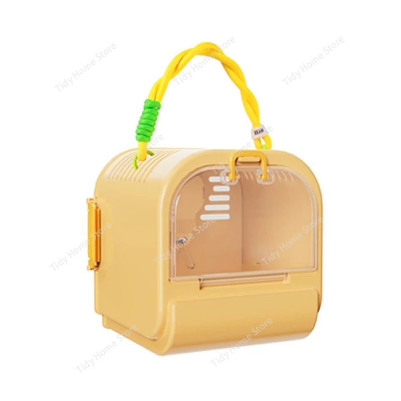 

Hamster Portable Carrier, Small Pet Outdoor Travel Cage, Simple and Stylish, hamster Outing Cage, Pet Cage, Lovely Portable Cage