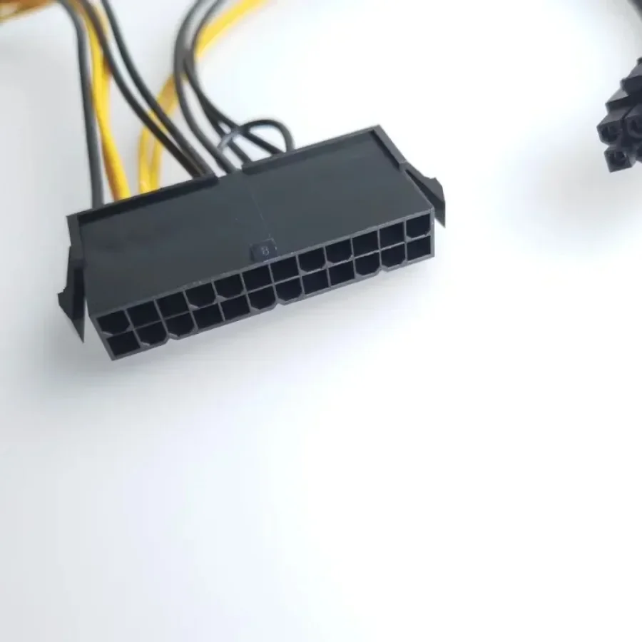 컴퓨터 ATX 전원 어댑터 PSU 24 핀 암-GPU 그래픽 카드, 듀얼 Pci Express PCI-e 6 핀 수 익스텐션 케이블, 30cm 18AWG