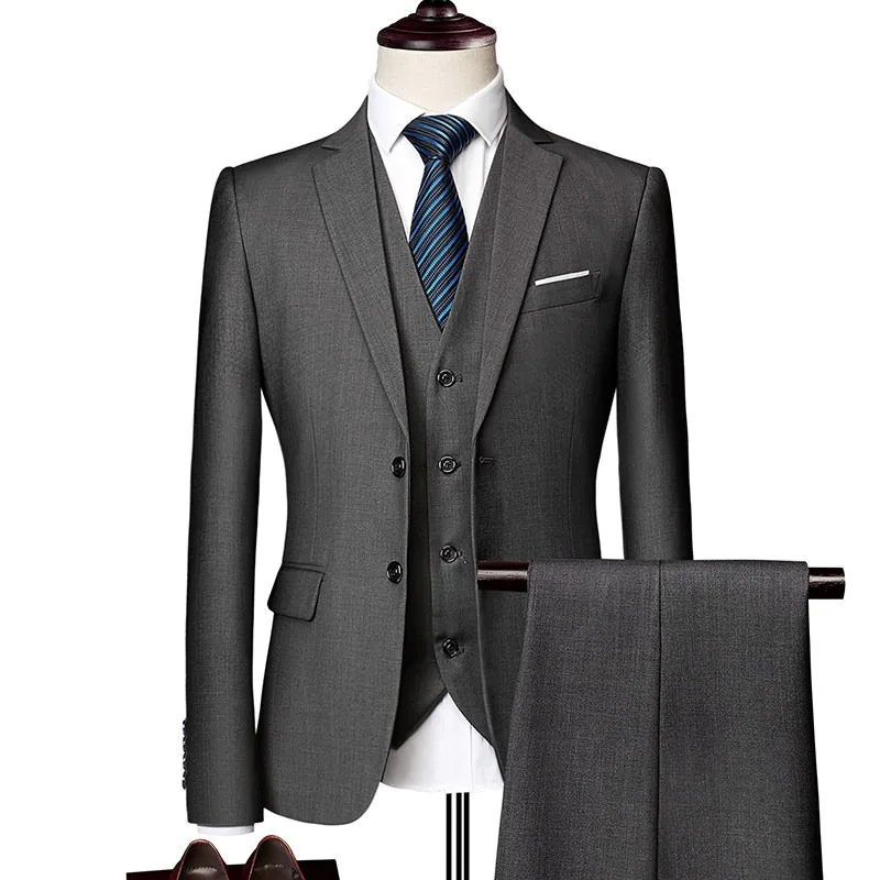 

Top Rated Suits for Men | Luxury Slim Fit 3-Piece Suit, Hot Selling Wedding Wear