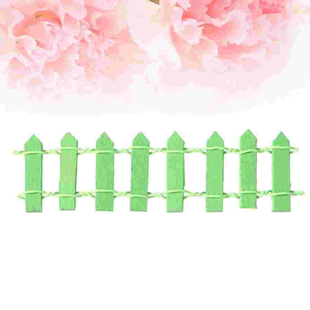 10 Pcs Baby Playpen Christmas Decorations Filling Wood Picket Fence Tree Blue Child