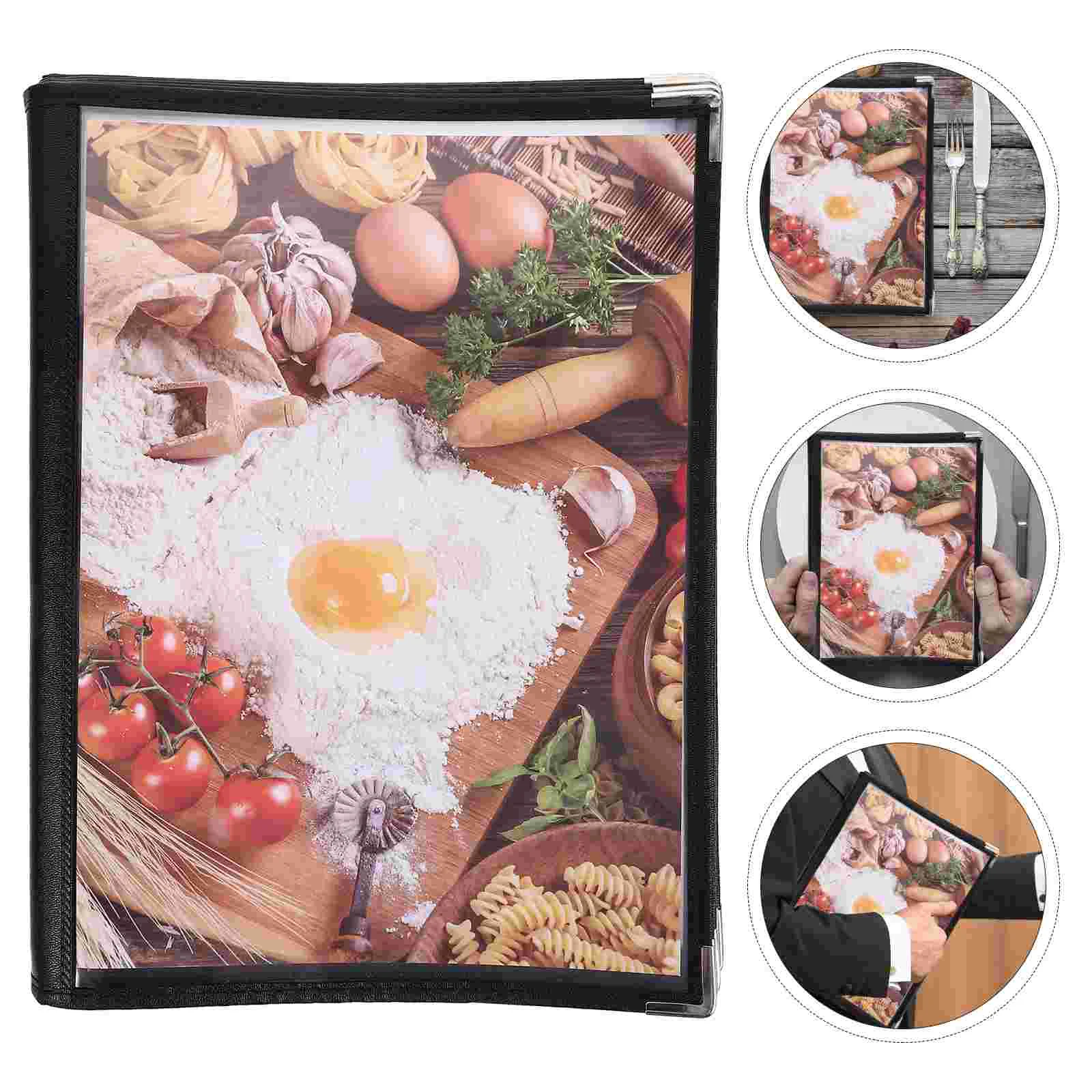 Hotel Menu Holder Compact Book Meal Price The DIY Clear Cover Practical Holding Simple