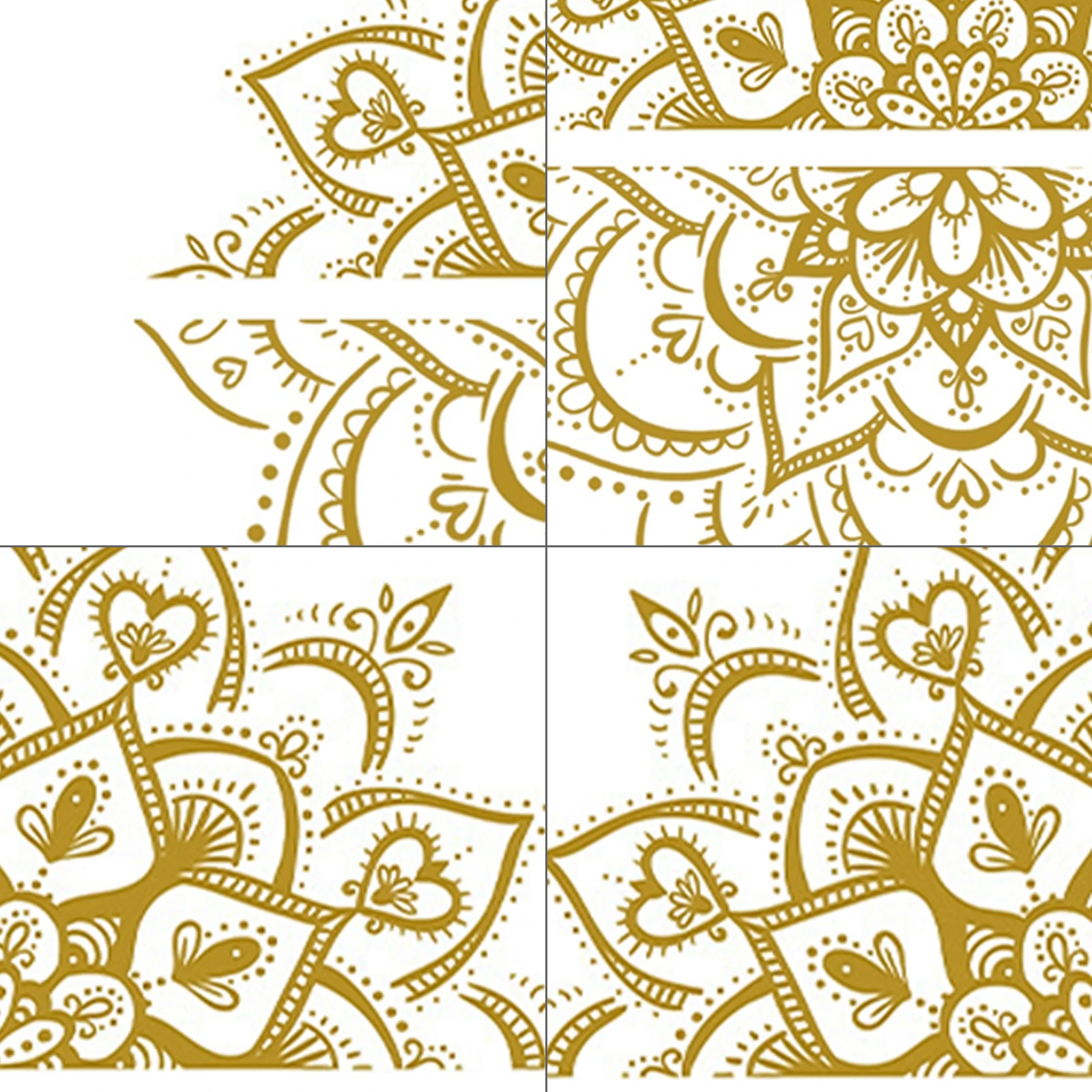 for mandala Vinyl Wall Sticker Flower Datura for zen Decor Decals Sticker Decorative Wall Stickers Vinyl Art
