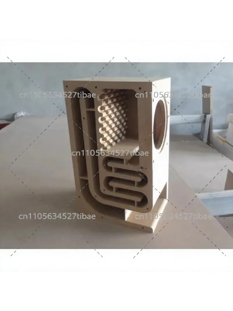 3/4/5/6.5 Inch Full Range Labyrinth Speaker, High Fidelity Test Speaker for DIY Audio Home Theater