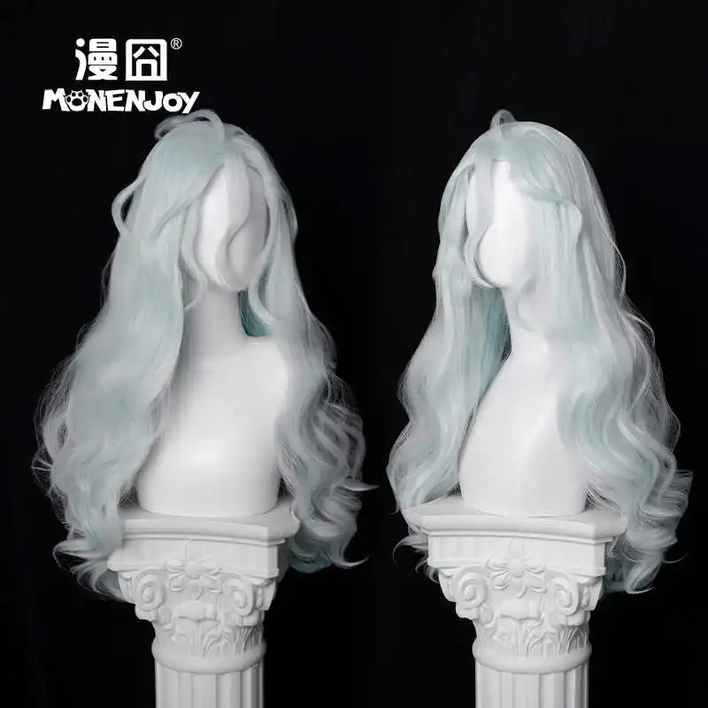 Game Bloody Queen False Hope Mary Game Cosplay Wig Wavy Hair Heat Resistant Synthetic Hair For Halloween