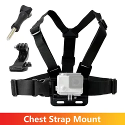 Chest Strap Mount Adjustable Harness Elastic Holder For GoPro Hero 13 12 11 10 9 8 7 SJCAM AKASO Insta360 DJI Osmo Action Camera