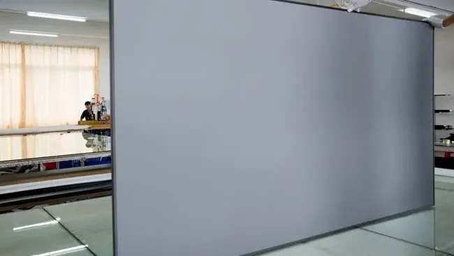 Hot Selling 120" 16:9 Best Quality Fixed Frame Projector Screen Pet Crystal 3d 4k Ust Alr Projection