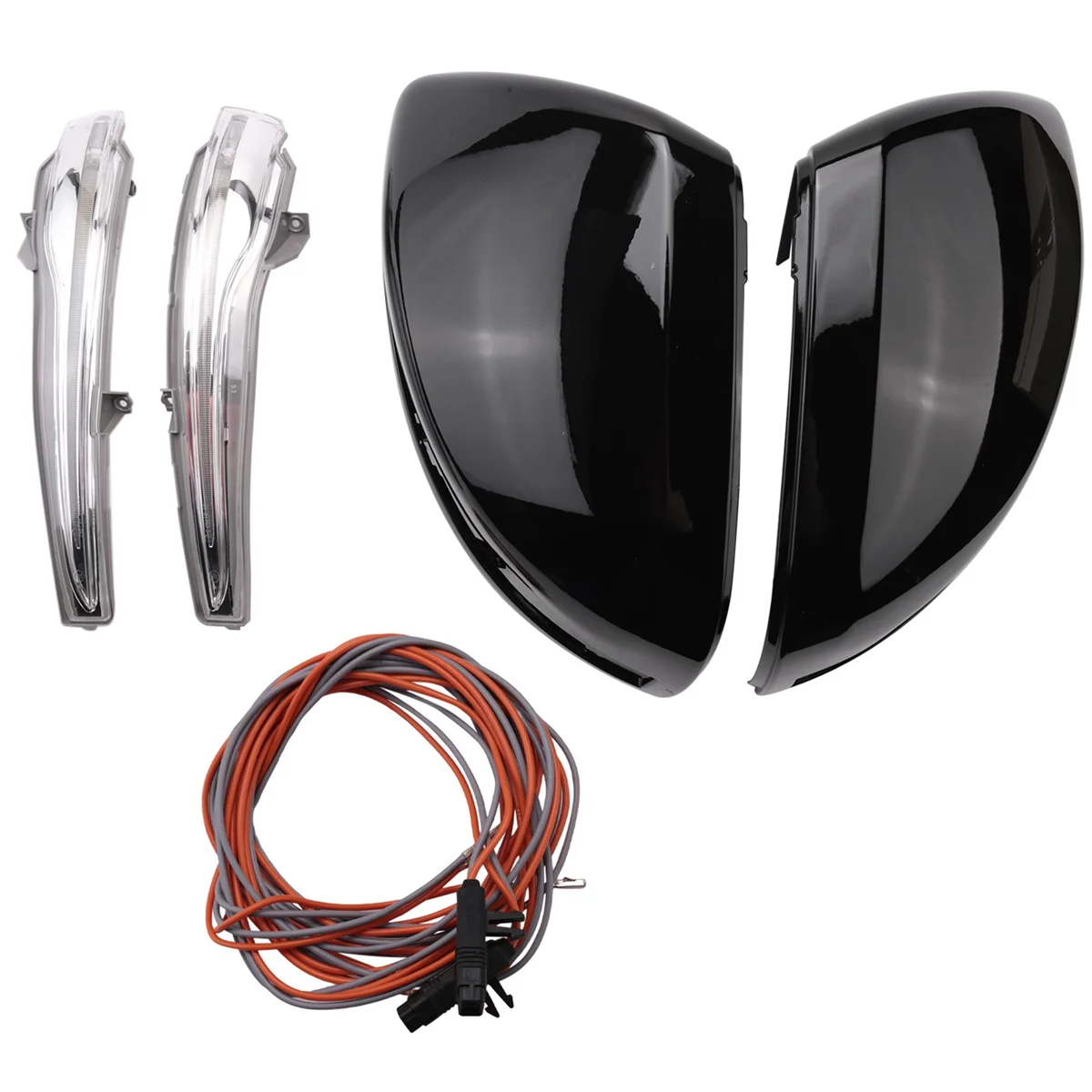 

Rear Mirror Cover Turn Signal Light with Wire Harness Door Side Mirror Lights for Mercedes Benz Vito W447 2016-2020