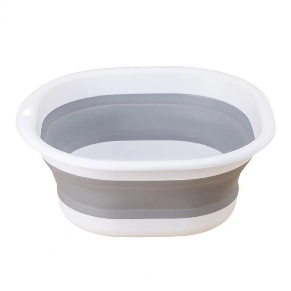 Collapsible Washbasin Helpful Smooth Edges Travel Washbasin Folding Camping Basin Feet Tub Basins for Outdoor