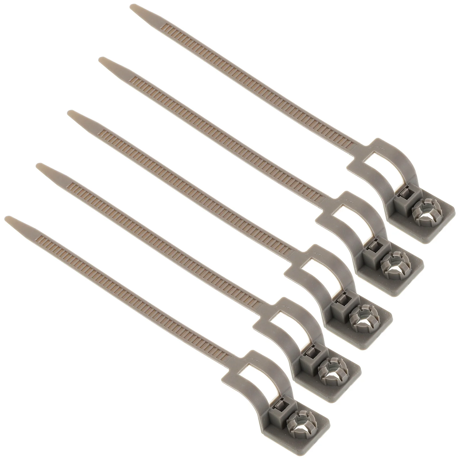 

5pcs Car Wire Harness Ties Adjustable Push Mount Clips For Automotive Wiring Fuel Lines Zip Tie Fasteners Cable Management Clips