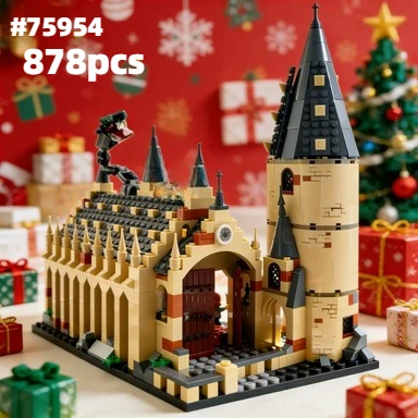 

MOC 75354 Famous Lobby Castle | 1083PCS In Stock | Medieval Decor Building Block Set & Premium Christmas Gift