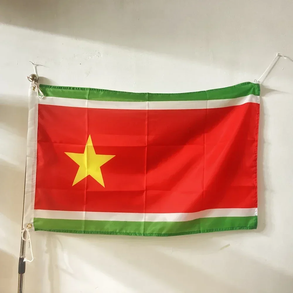 Suriname Flag Activity Decorative National Banner Printed Polyester Suriname Flag Outdoor Decor 90x150cm