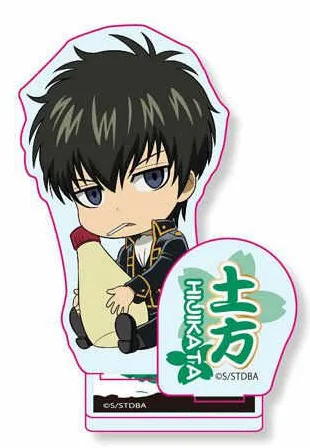 Anime Fans Gifts GinTama HD Cartoot Character Mini Double insertion Acrylic Stand Series About 10cm+6cm