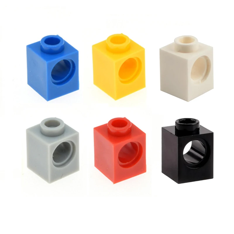 Mattoncino 1x1 con 1 Foro 6541, Parti MOC High-Tech, Blocchi Tecnici Compatibili con Tutti i Marchi, Giocattolo con Piccole Particelle