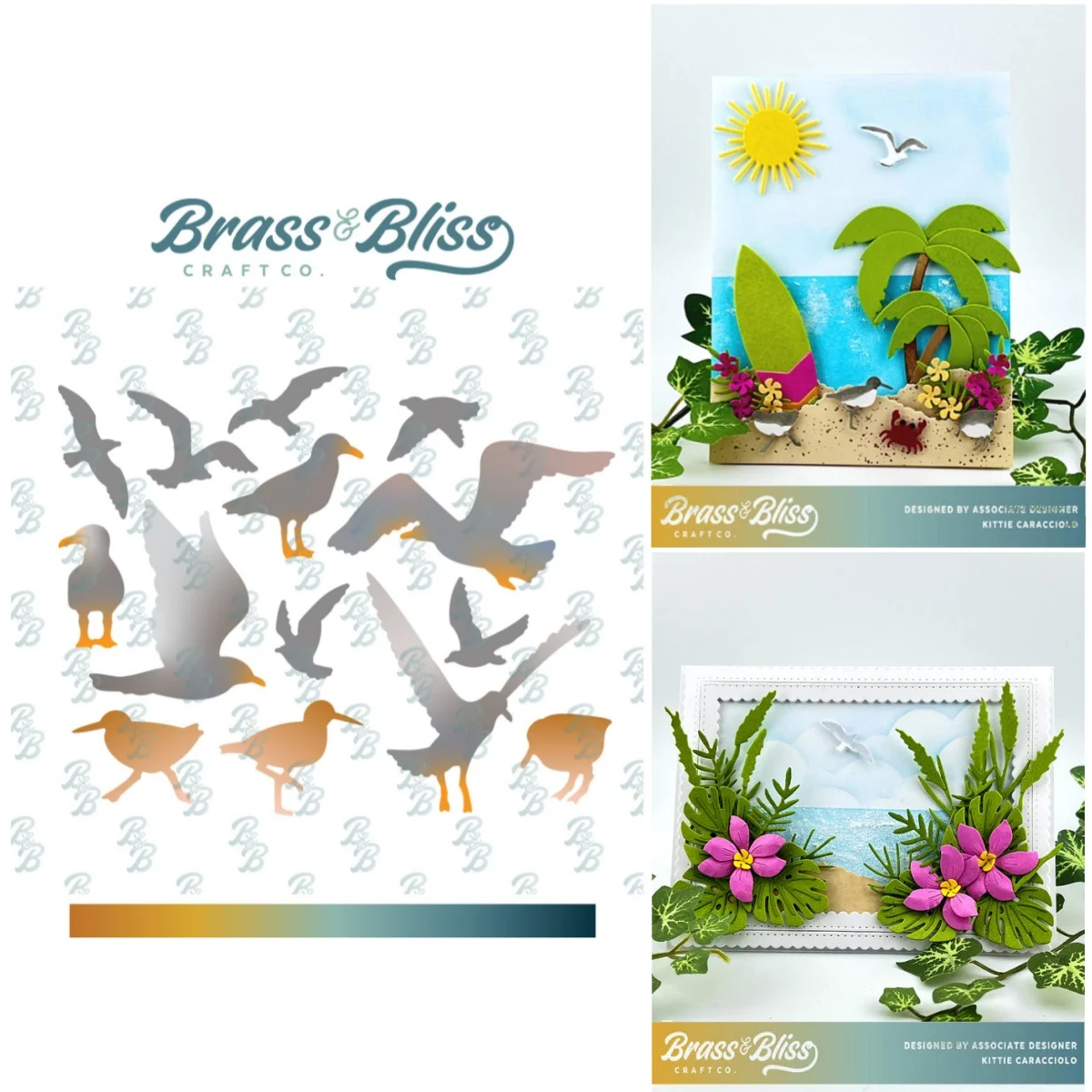 

2025 New Seagulls and Sandpipers Metal Cutting Dies DIY Making Card Scrapbook Embossed Paper Craft Supplies Template Decoration