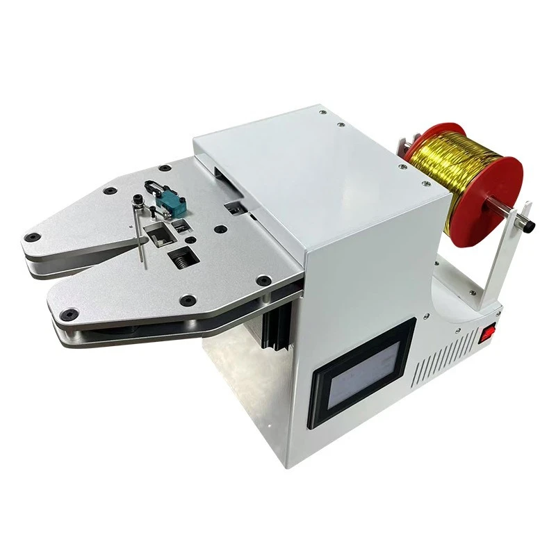Vertical Gold Wire Tying Machine, Manual Vegetable Bundler for Candy Bread Bakery Food Packaging, Efficient Durable Winder Tool