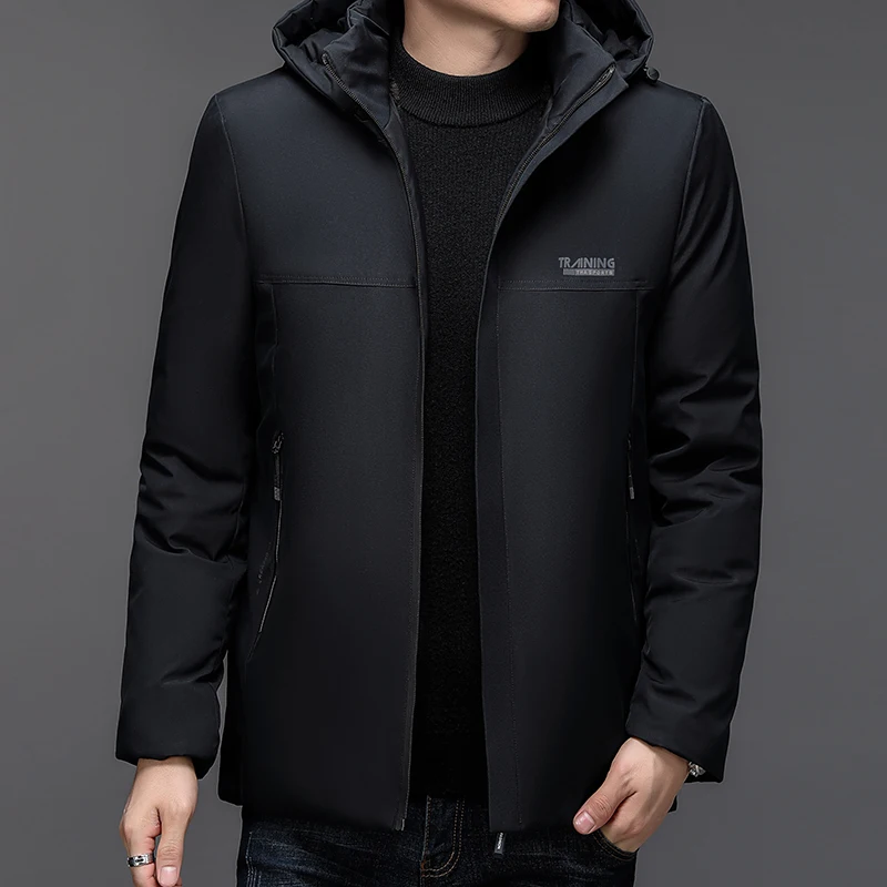 Men Casual Cotton-padded Jacket Windproof Warm Wear Resistant Fashion Casual High-quality Fabric Crisp Comfortable Skin Friendly