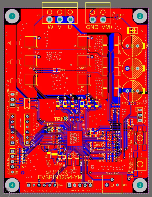 Integrated STM32G431 of STSPIN32G4 Chip EVSPIN32G4 Brushless Motor Development Board ST FOC