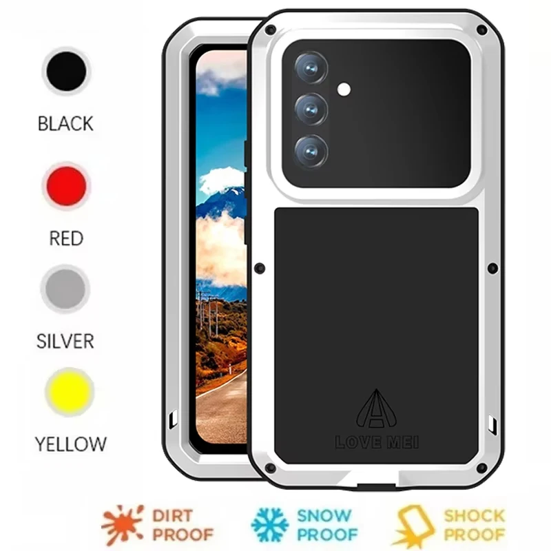 

360° Full Heavy Duty Metal Armor Case For Samsung Galaxy S24 S23 S22 S21 UItra Shockproof Protective Case Cover