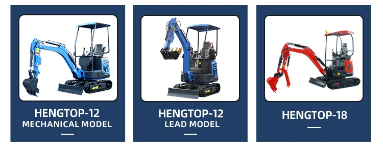 Kubota-Motor Mini-Bagger 1,2 Tonnen 2 Tonnen Hydraulischer Raupenbagger Kompakte Baumaschine CE EPA Euro 5 Anpassbar – Detail 3