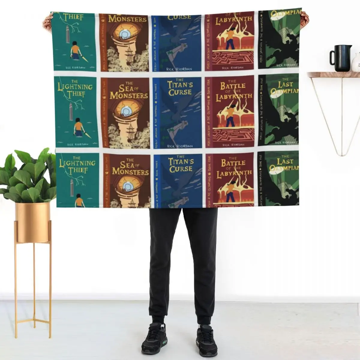 Percy Jackson Olympians pack Throw Blanket Camping Blankets For Baby sofa bed Sofa Quilt Moving Thermals For Travel Blankets