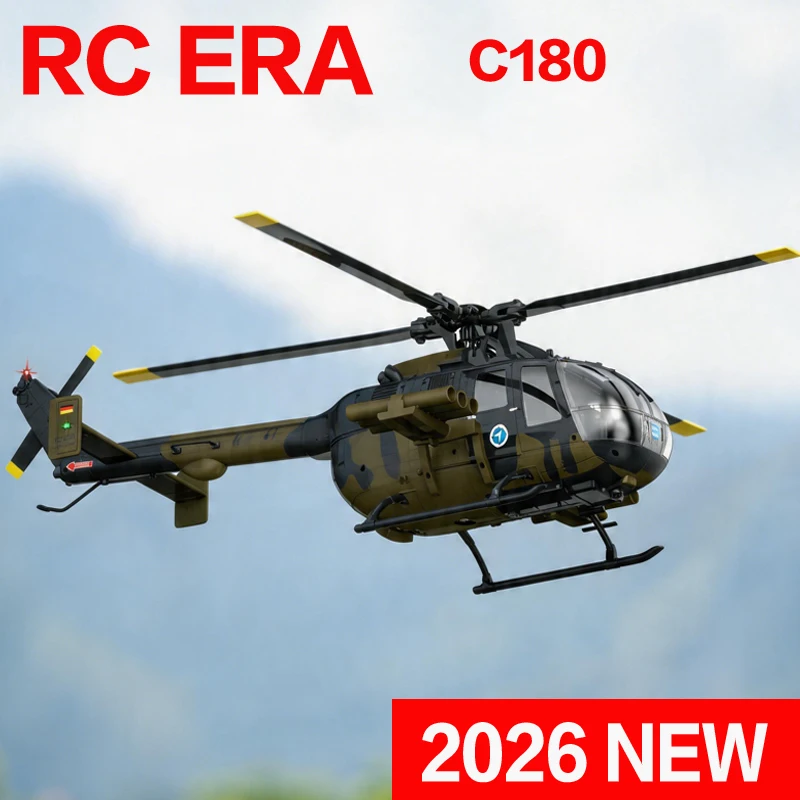 C180 BO105 single propeller stable high simulation aileron free helicopter electric remote-controlled aircraft model outdoor toy