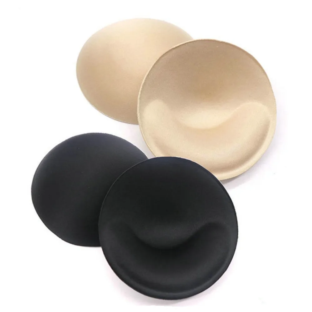 

Enhancer Clothes Accessories Round Sponge Chest Cups Removable Bra Pads Chest Pads Breast Insert Push Up Breast
