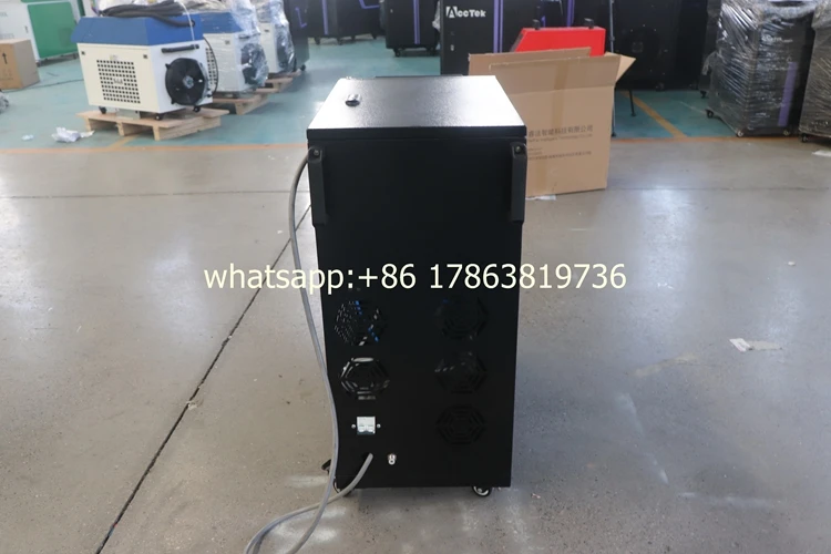 300W Watt Laser Rust Removal Cleaning Machine Mini Metal Aluminium Suitcase Wood Desk Door Paint Pulse Fiber Laser Cleaner