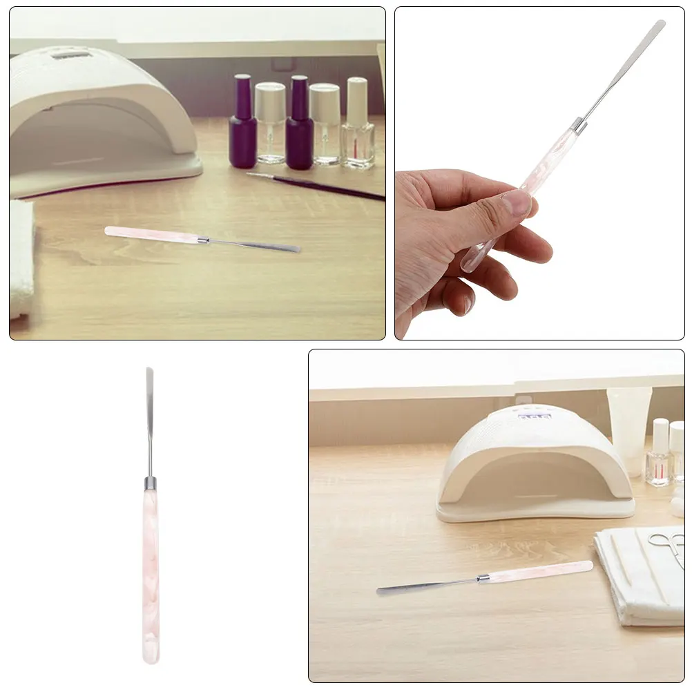 

2pcs Mini Makeup Spatulas Pink Toning Sticks Beauty Salon Tools Foundation Mixer Scrapers Facial Cream Liquid Acrylic Rods Skin