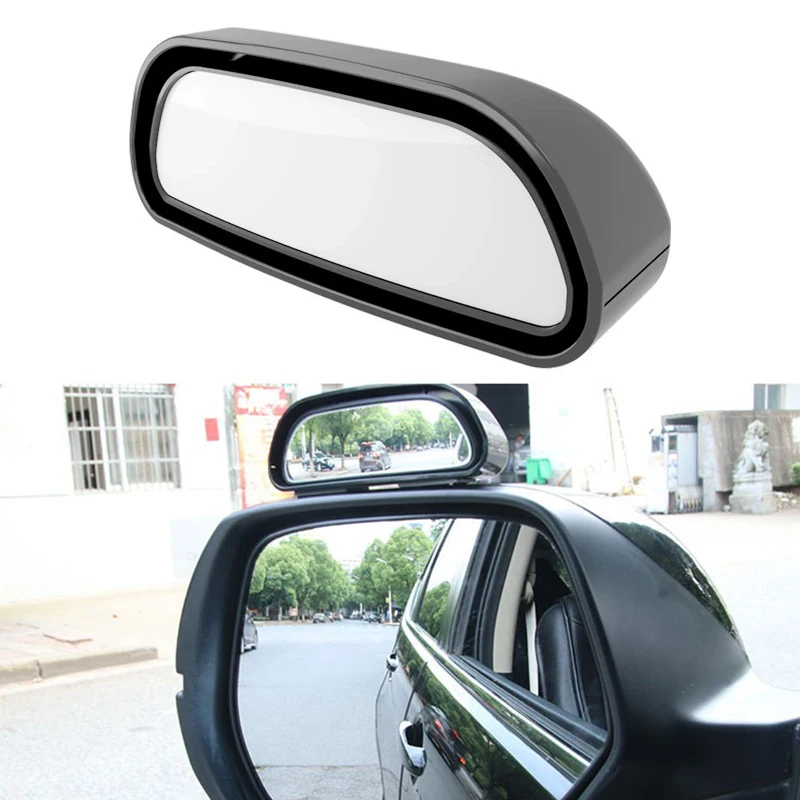 

2Pcs Adjustable Wide-angle Side Rearview Mirror Blind Spot Convex Mirror,Car Reverse Rearview Mirror Auxiliary Mirror Accessory