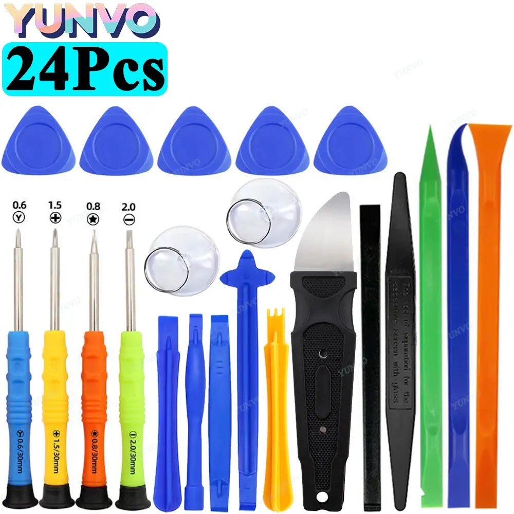 Professionele reparatieset voor mobiele telefoons, precisie schroevendraaierset voor iPhone en Android, multifunctionele demontage- en openingsgereedschap