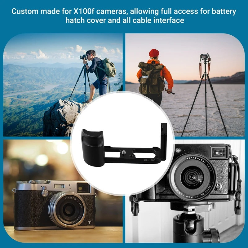 Quick Release L Plate/Bracket Holder Hand Grip Base For Fujifilm Fuji X100f X100f X100f Camera Ball Head
